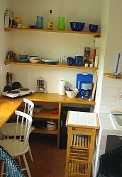 Kochecke im Ferienh&auml;uschen